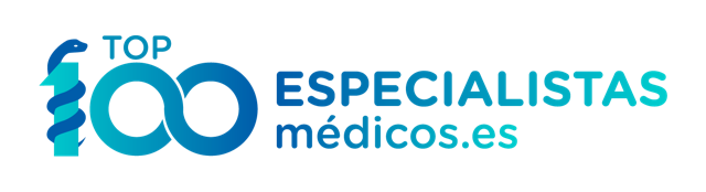 logotipo top100 especialistas médicos horizontal