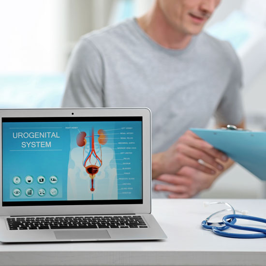Imagen conceptual sobre salud sexual masculina y cambios en el pene en consulta de urología