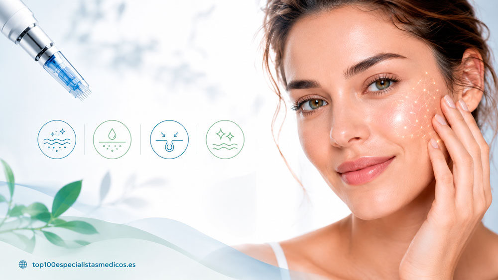 Tratamiento con Dermapen para la luminosidad de la piel, cicatrices y estimulación del colágeno