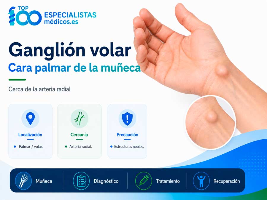 Ganglión volar de la muñeca