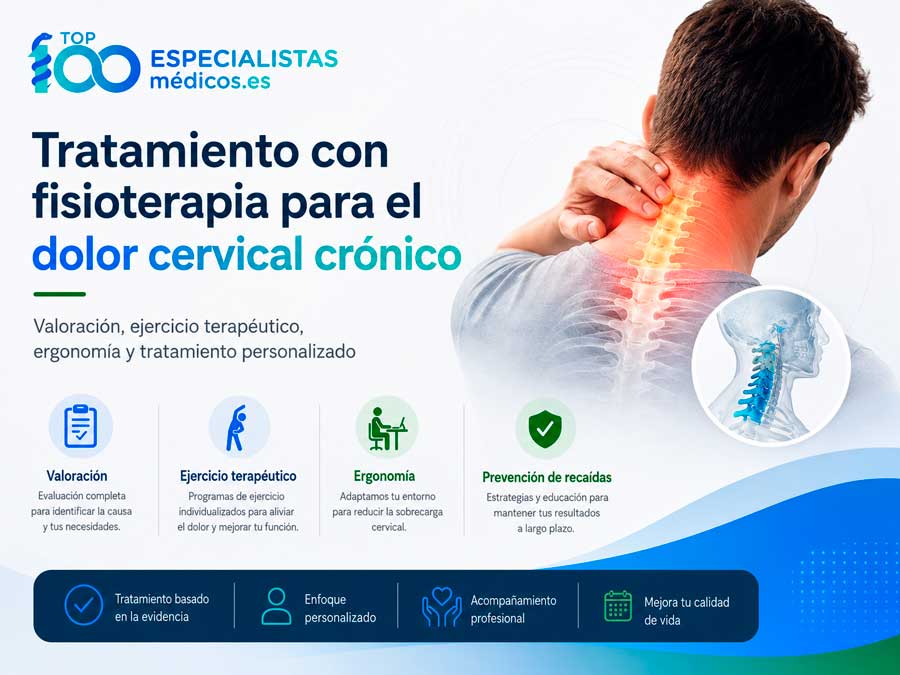 tratamiento con fisioterapia para el dolor cervical