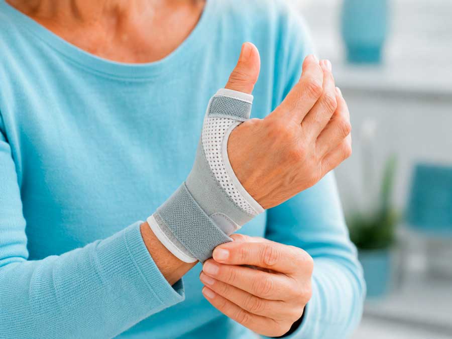 Férula para tratamiento y reducción de dolor por artrosis en el dedo pulgar