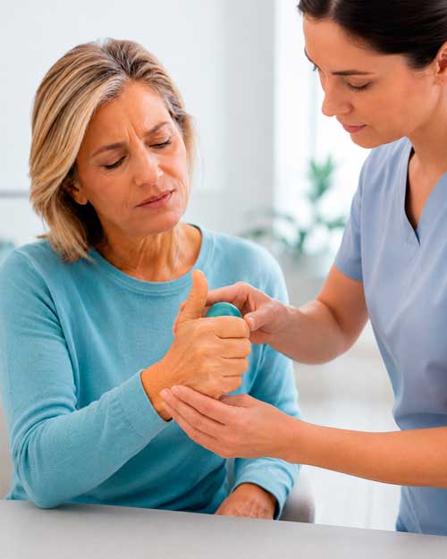 Cuidado de la mano degenerativa y en la tercera edad por rizartrosis